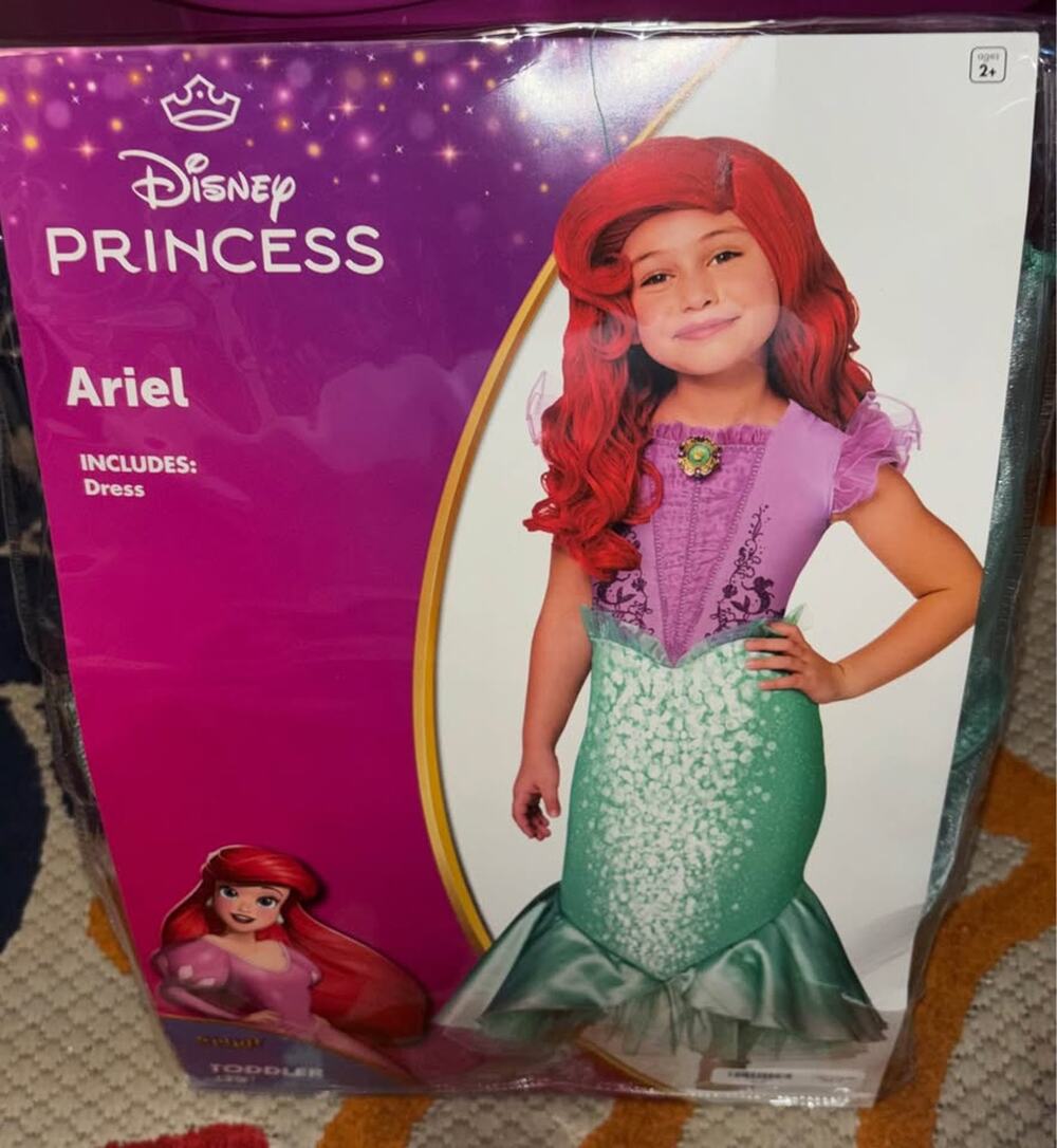 Disney Princess Ariel Toddler Costume (2T)